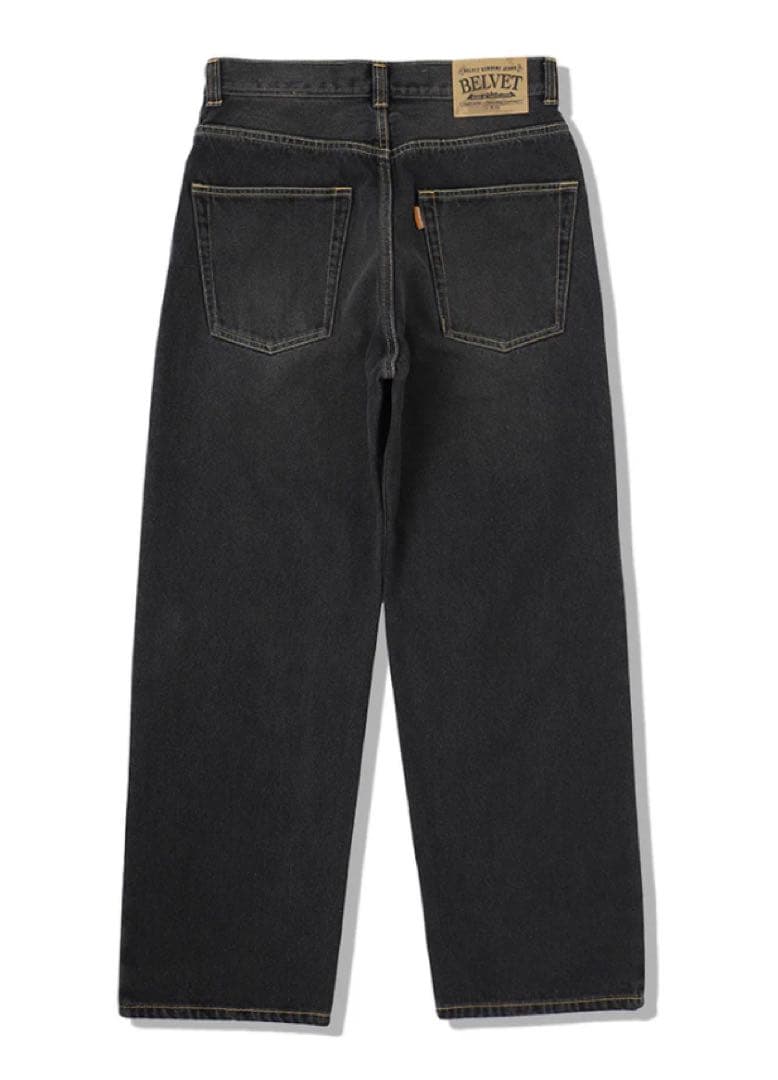 【完売品】BELVET【Washed Black Denim Jacket]
