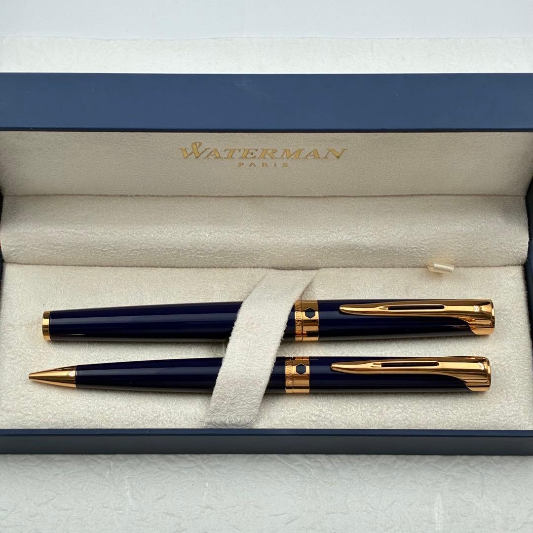 WATERMAN ウォーターマン レタロン ラッカーブルー 万年筆 シャーペン