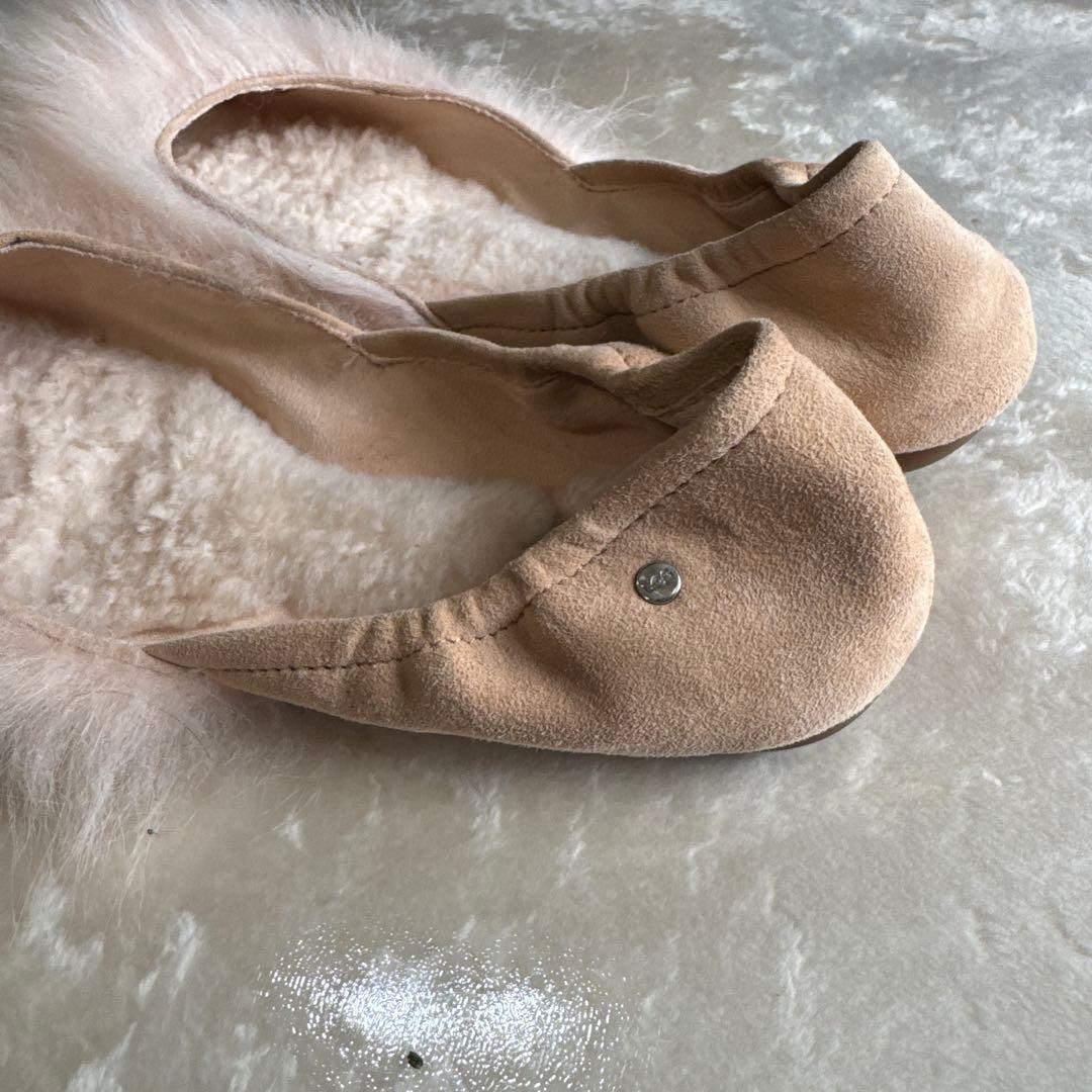 【sanpei UGG アグ】ジニー フラッフ フラットシューズファー★