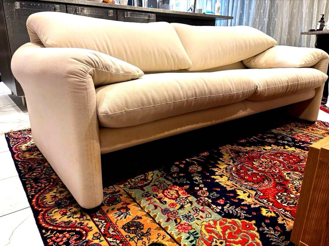 カッシーナ マラルンガ Cassina 2人掛けワイドソファ