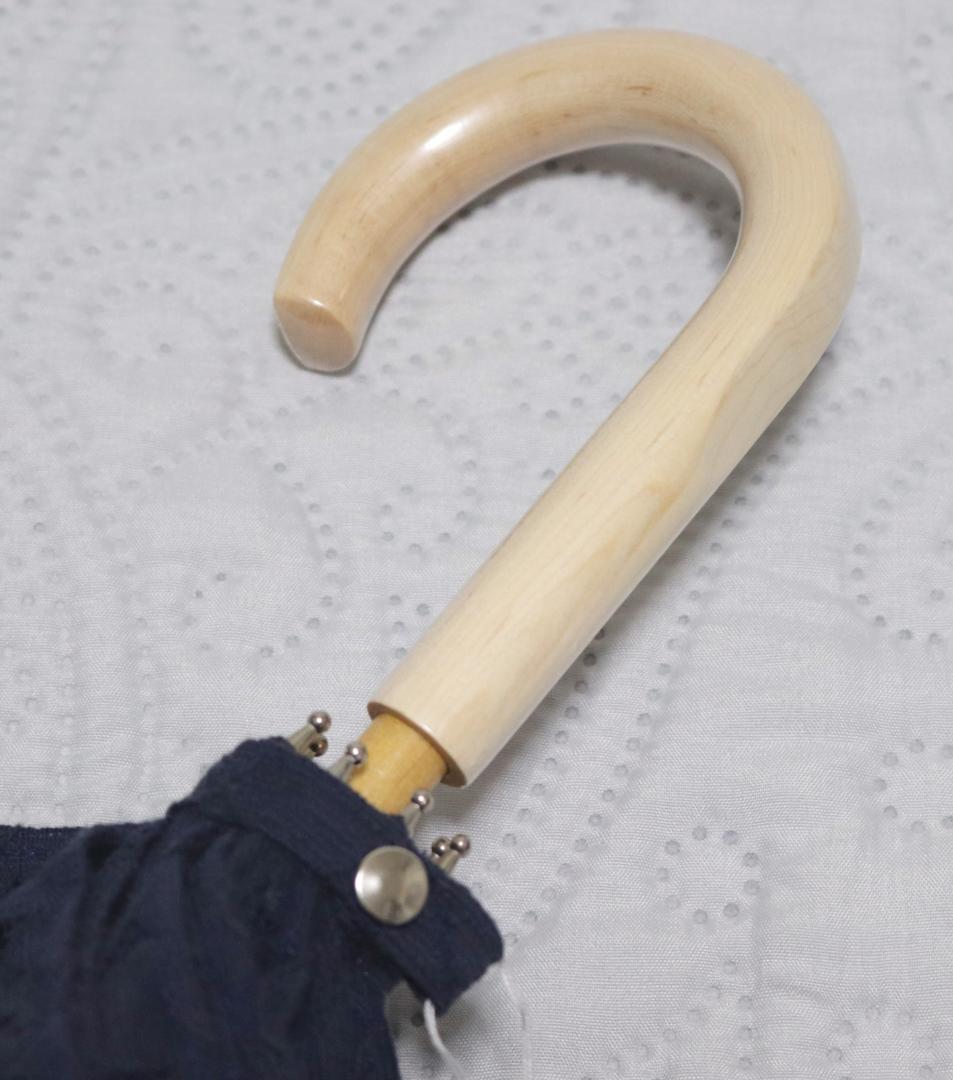 33,000円新品【長傘 日傘】繊細高級 豪華総レース かわず張り 木製 日傘