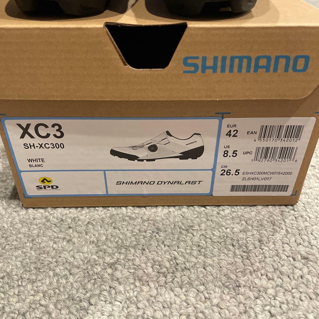 SHIMANO シマノ SH-XC300 SPDシューズ 42 ホワイト