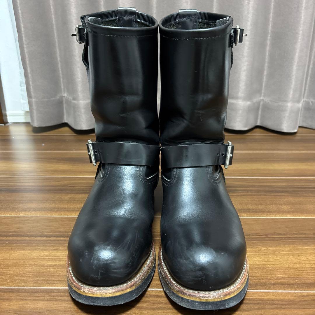 レッドウイング2268エンジニア黒ブラッククローム【8D 26センチ7年良品】