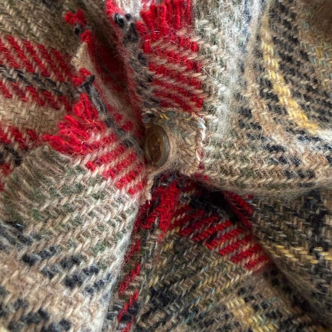 ダーマコレクション LOCHCARRON ポンチョ　カシミヤ100％　タグ付き