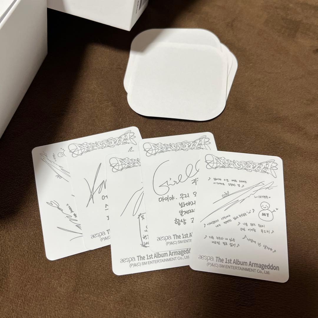 aespa Armageddon cdp cdプレイヤー アルバム　トレカ　公式