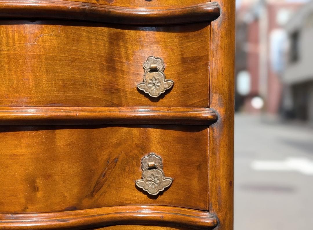 スペイン最高峰☆バロッサバレンティ社／トールチェスト／マホガニー材／IDC大塚