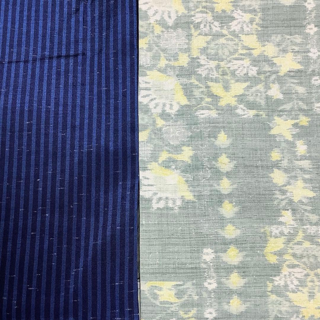 【彦兵衛mini】7マルキ本場大島紬入り！正絹紬など22点セット0201-7