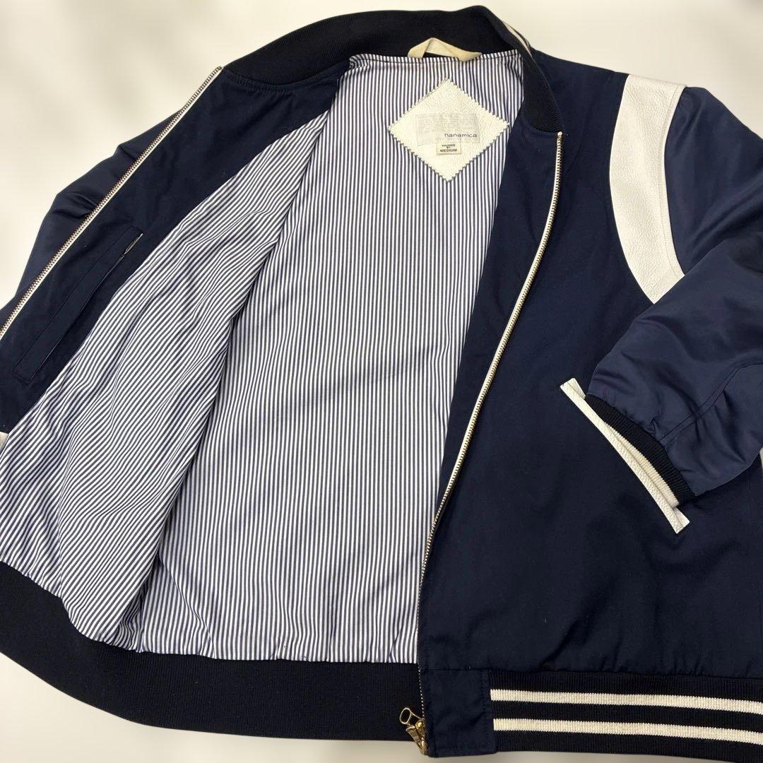 nanamica スタジャン ネイビー MEDIUM