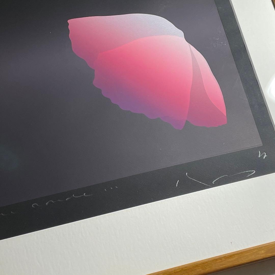 ◆人気芸術家【井上公三】『花びら』シルクスクリーン限定127/110 大サイズ◆