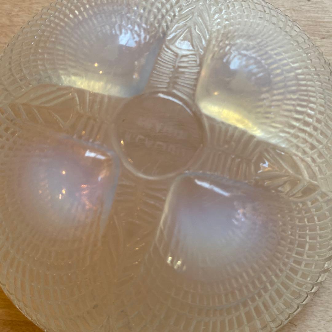 ルネ ラリック コキーユ 13cm ボウル 貝　クリスタルガラス　サイン