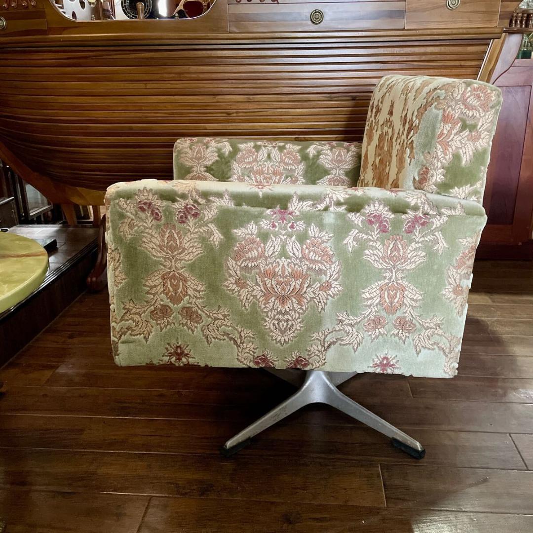 n3137r118 豪華な金華山柄 ラウンジチェア 2脚セット