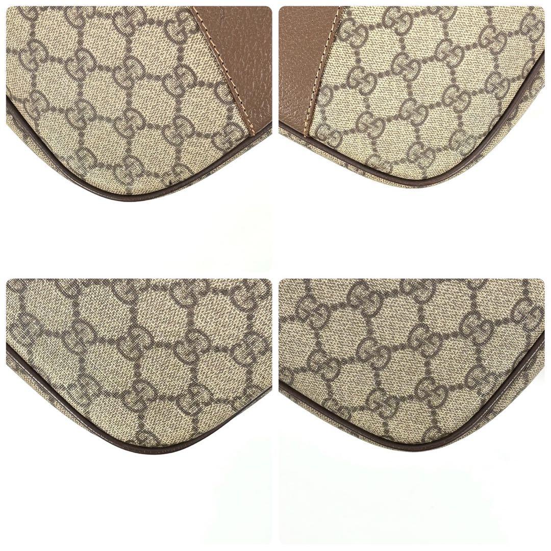 ✨極美品✨グッチ ショルダーバッグ シェリーライン GG インターロッキング 茶