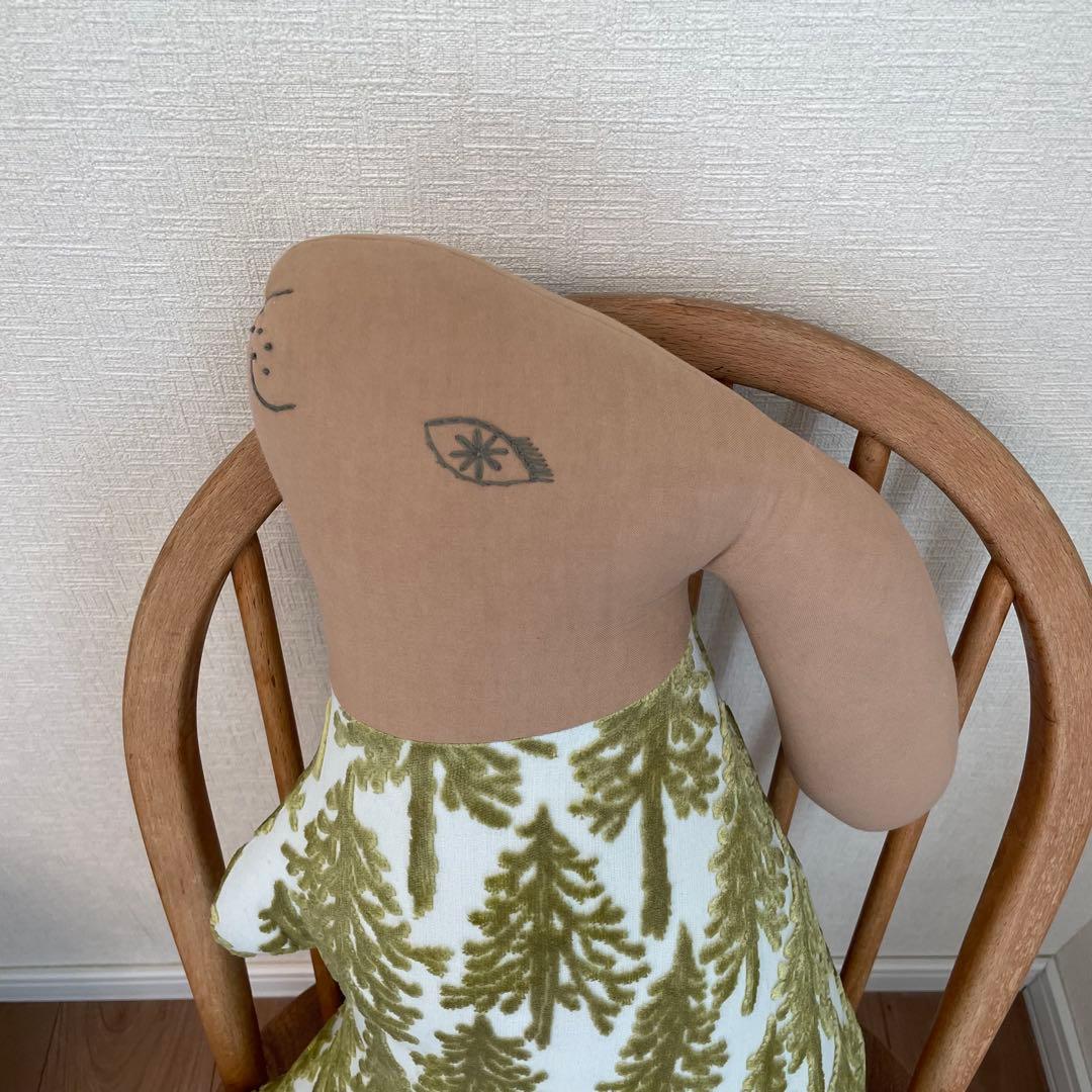 うさぎクッション ミナペルホネン