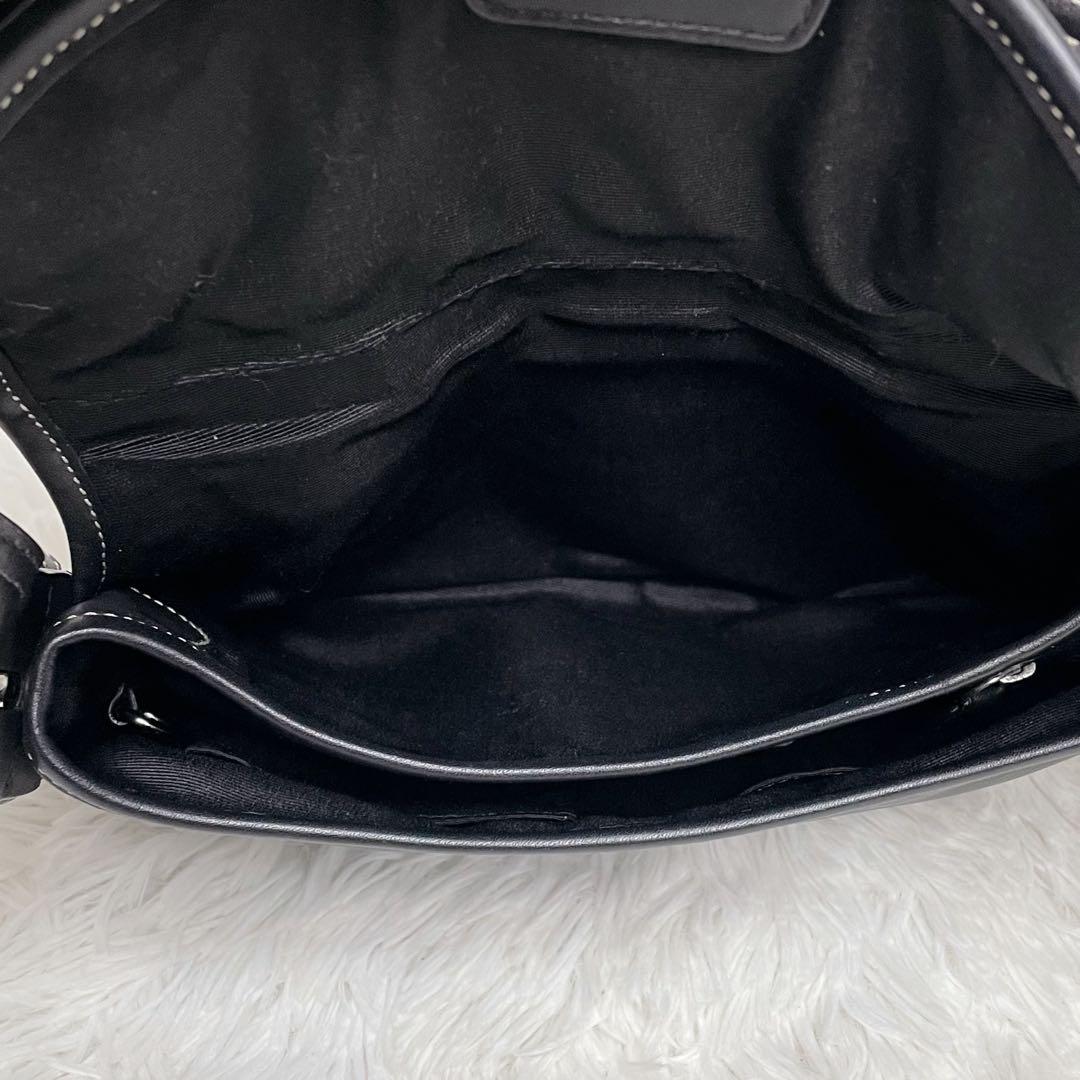 【超美品】COACH コーチ レザー ワンショルダー ソーホー ハーフムーン