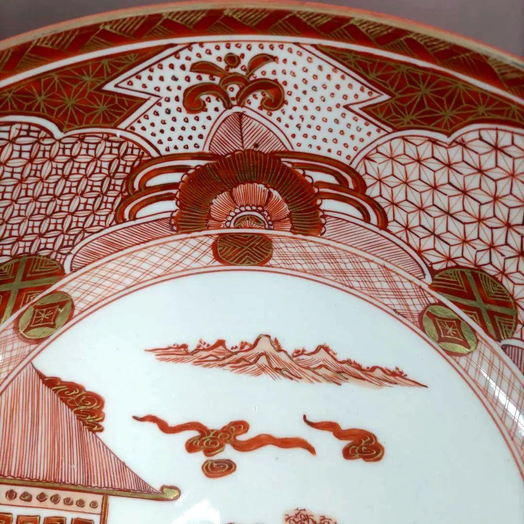 九谷焼　古九谷　金彩　赤絵　三ツ鉢　小鉢　中鉢　大鉢　骨董　希少　明治期