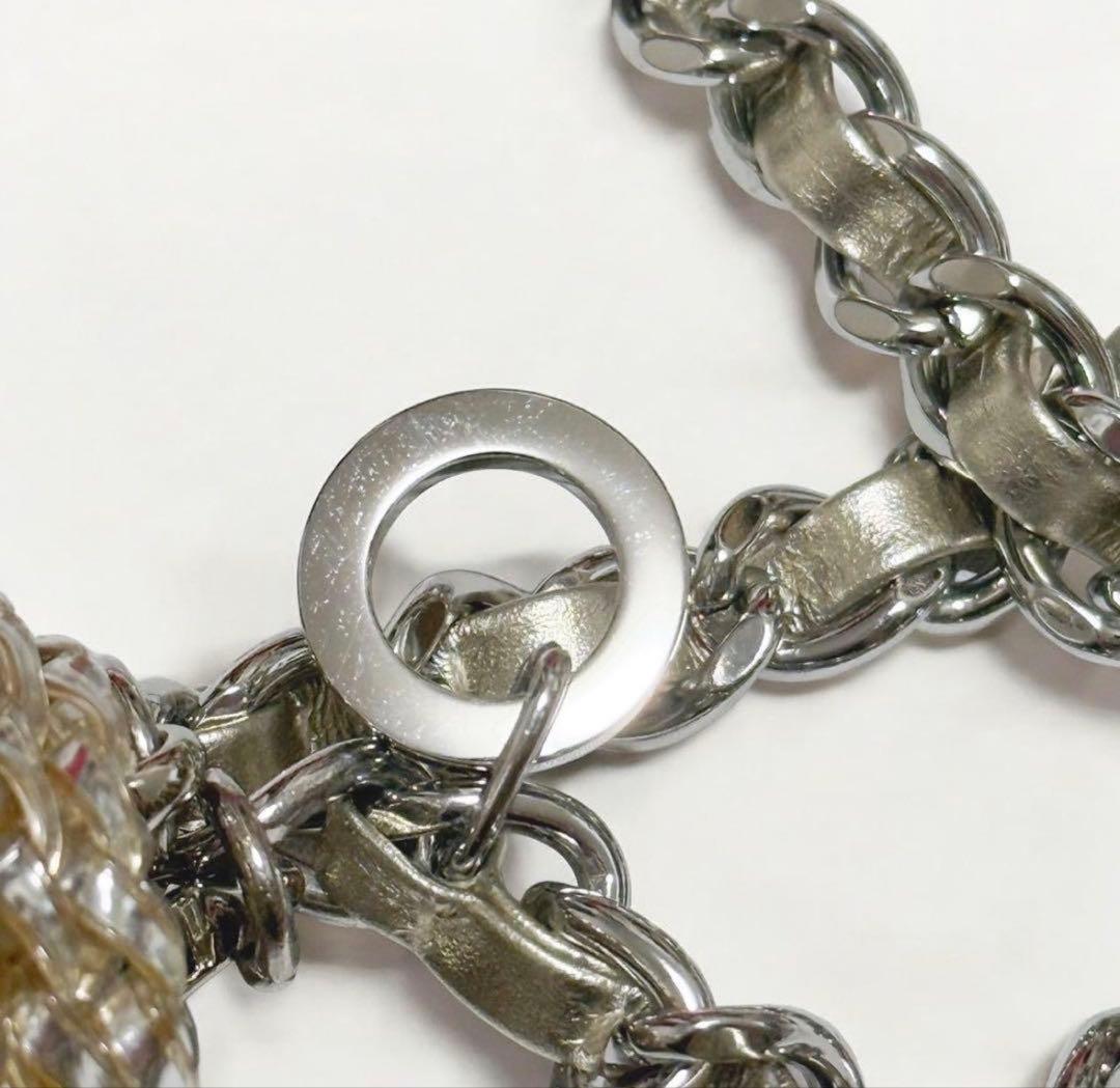 アンテプリマ ルケット シルバーゴールド 3way ワイヤーバッグ　ショルダー