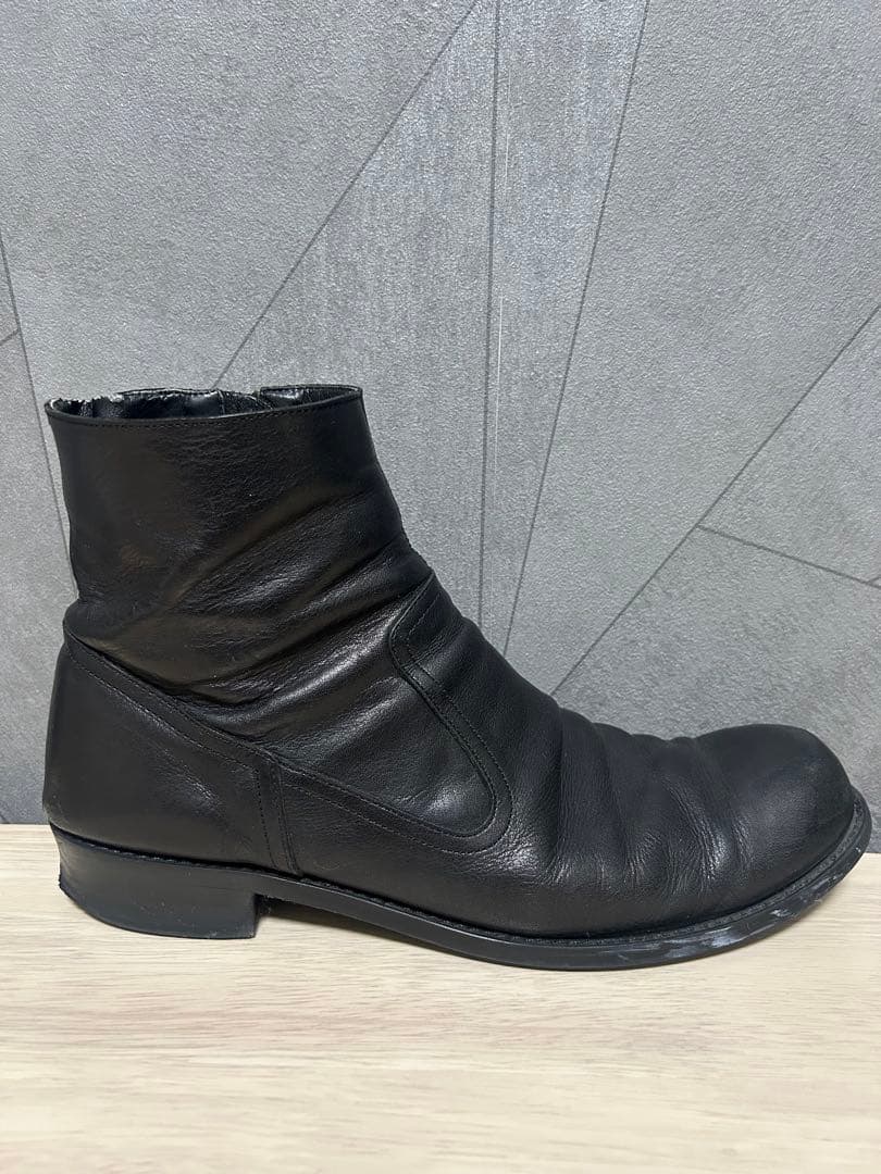 GOSTAR DE FUGA ペコスブーツ　日本製　本革　サイドジップ　ブーツ