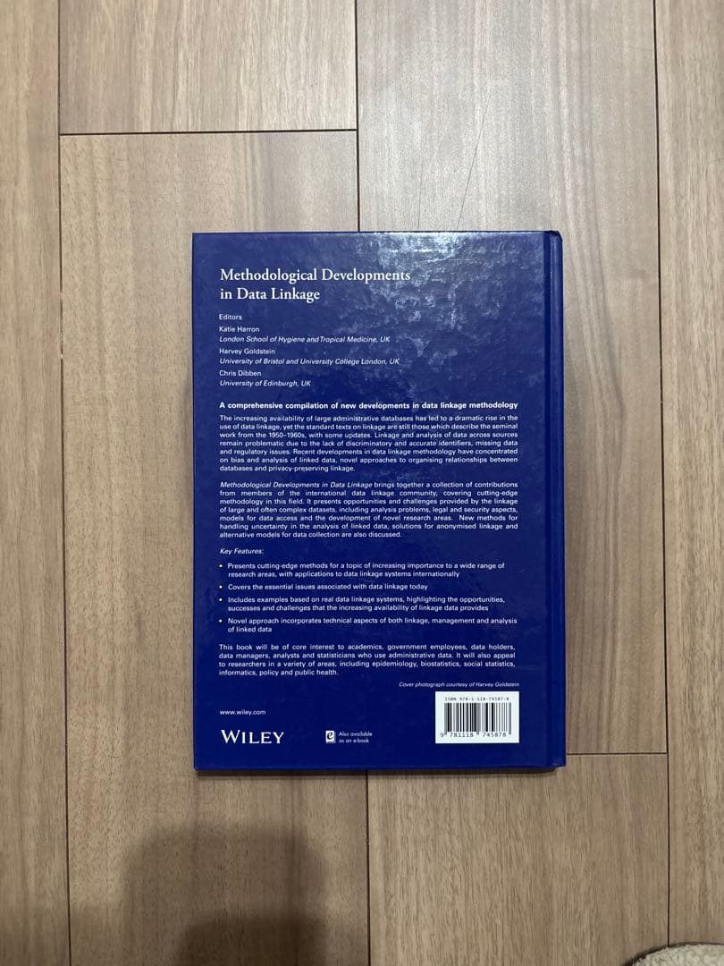 Developments in Data Linkage 洋書 統計