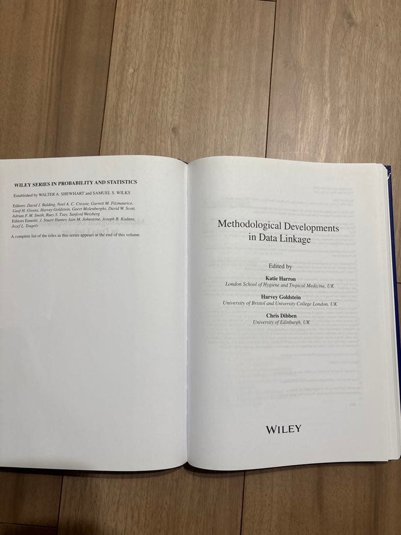 Developments in Data Linkage 洋書 統計