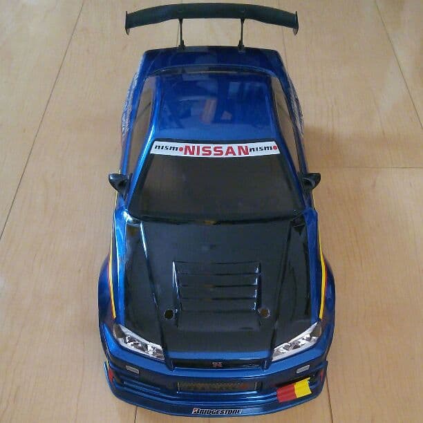 1/10ラジコン用ボディーBNR34