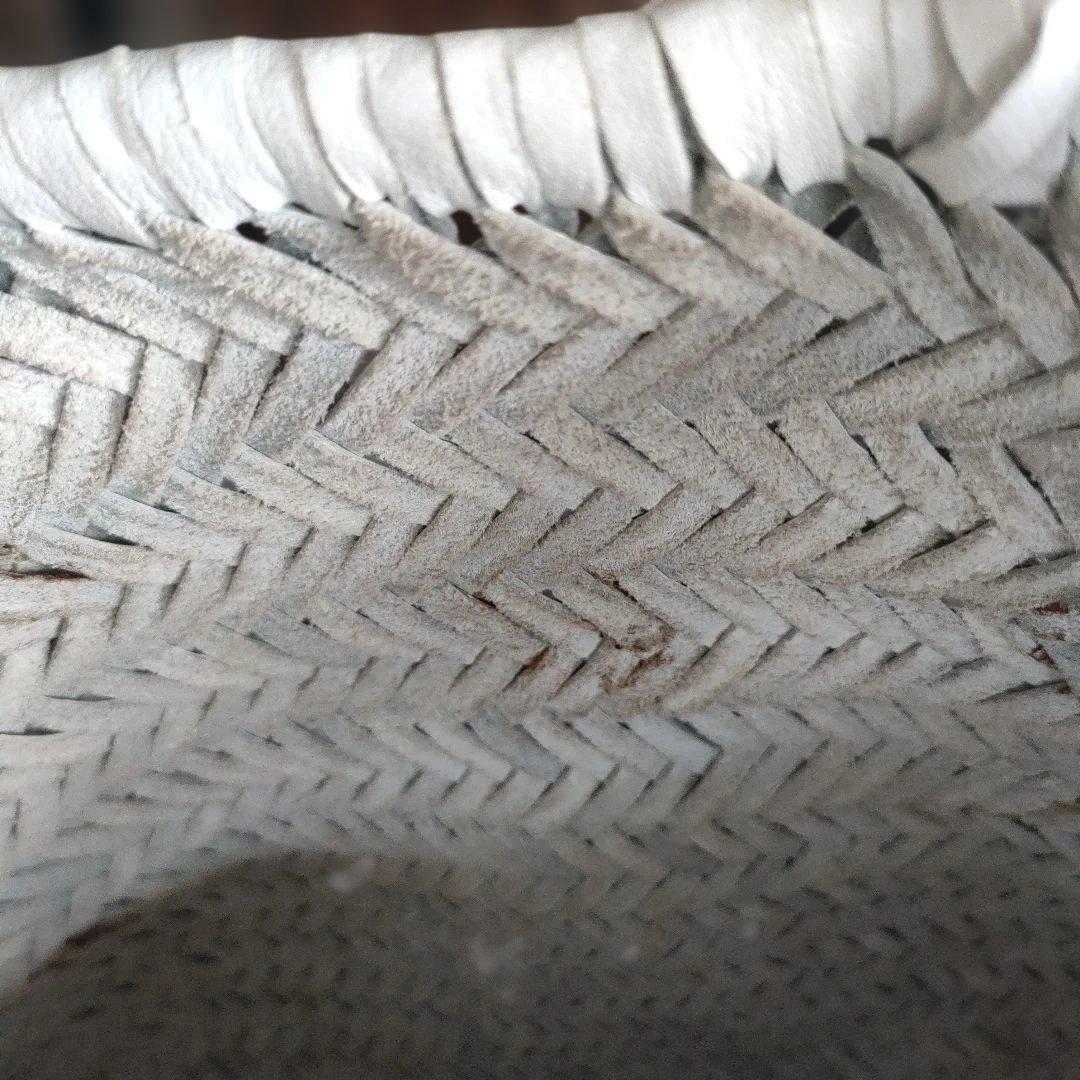 DRAGONDIFFUSION　ドラゴン　ホワイト編み込みトートバッグ