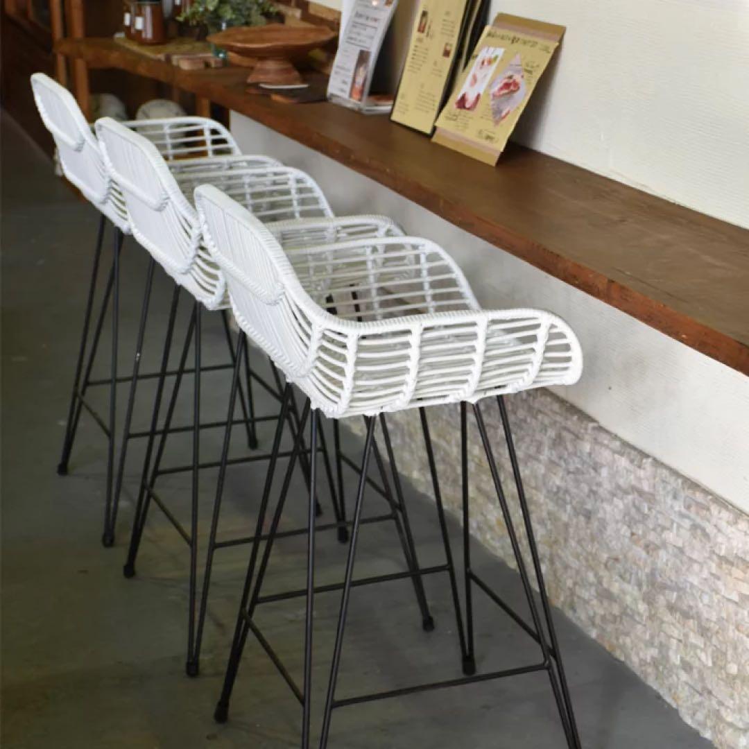 kk【訳あり】バリ島リゾートカウンターチェア2脚通常72,600円