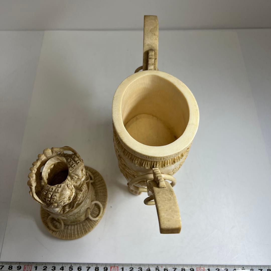 極上　香炉　649g 高さ25㎝　東な8-0201①