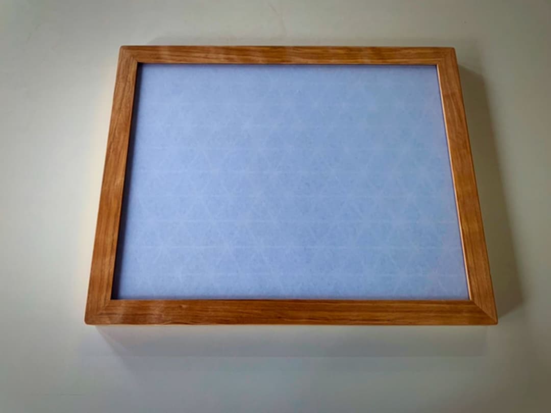 麻の葉組子ウォールアート