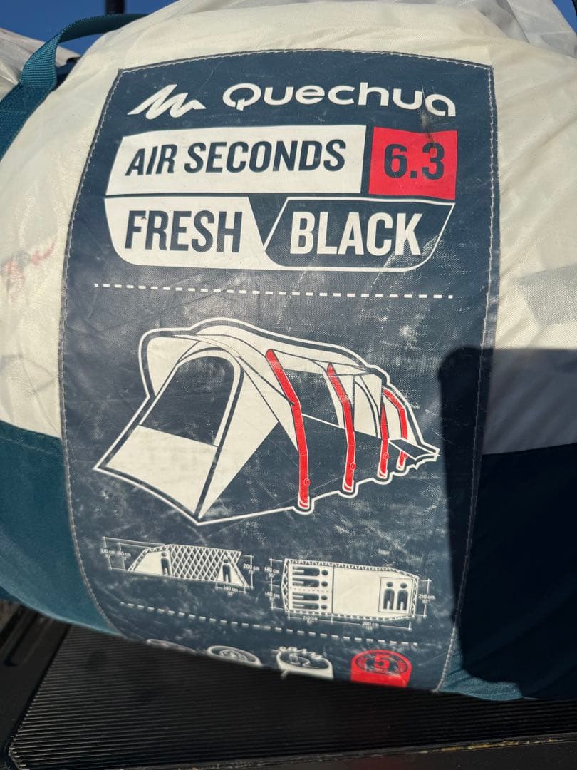 「mas 」　Quechua テント　AIR SECONDS 6.3