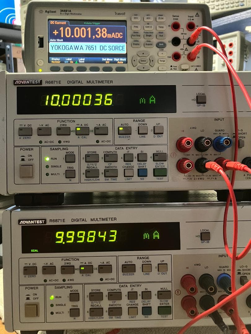 ADVANTEST R6871E 6.5桁 DMM