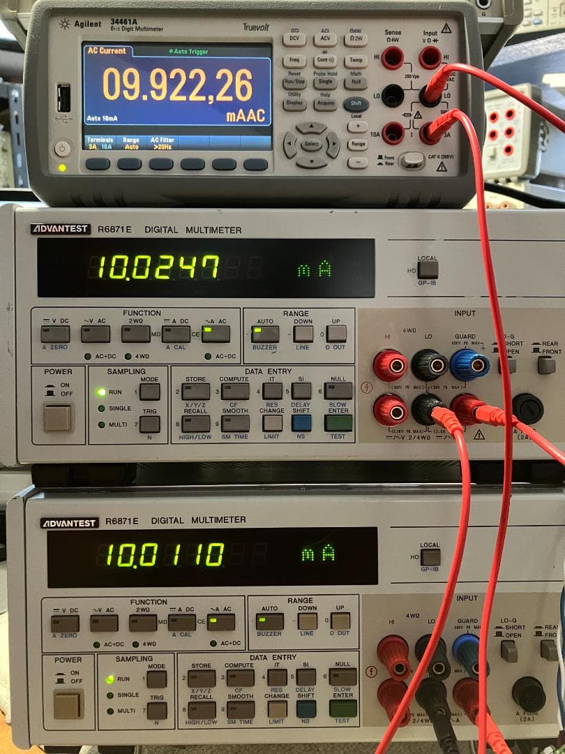 ADVANTEST R6871E 6.5桁 DMM