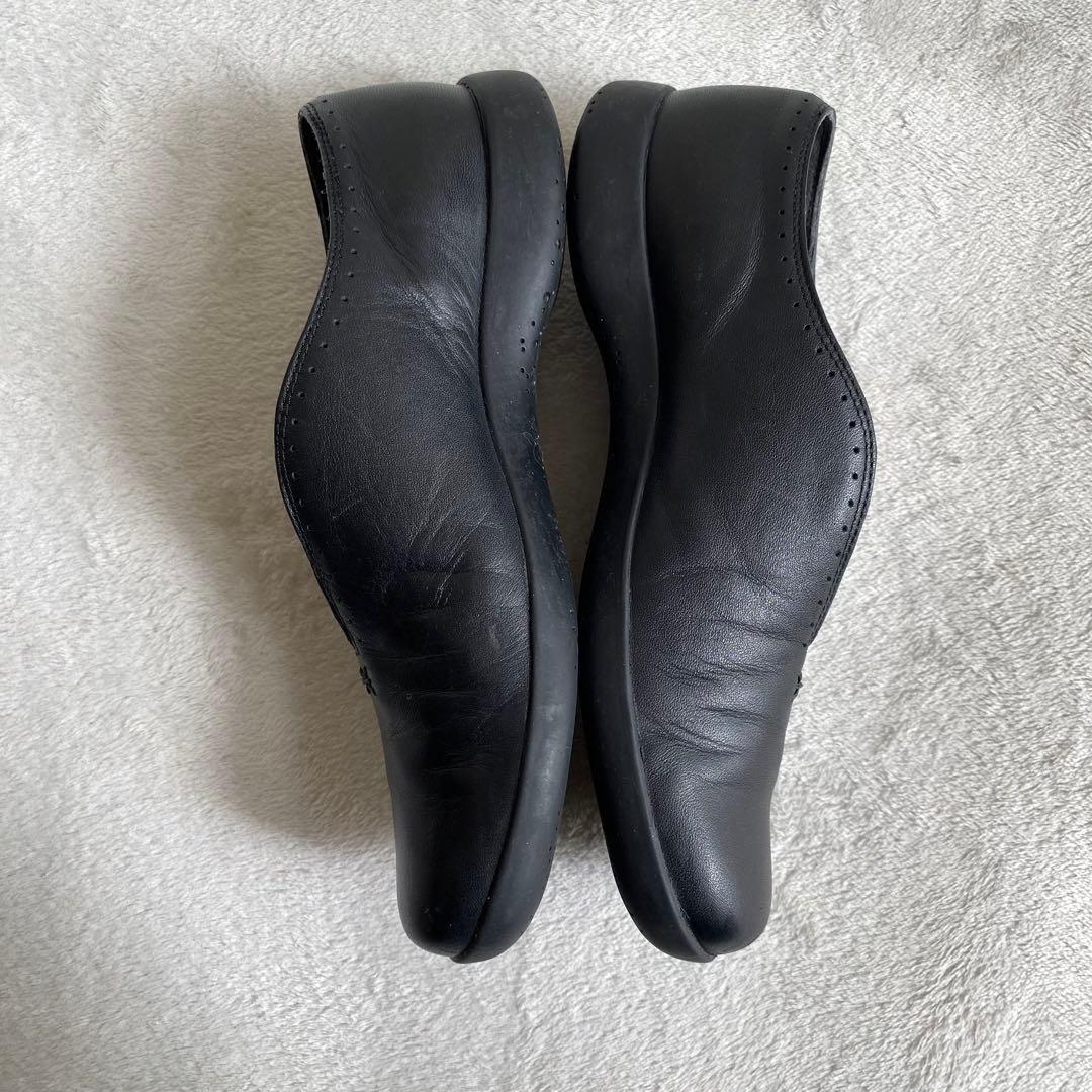 【美品✨】Camper スパイラルコメット　フラットシューズ　レザー　23cm