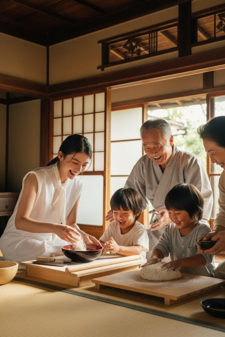 ⚫︎新品●子供用●家庭用そば打ち道具セット（本格版）