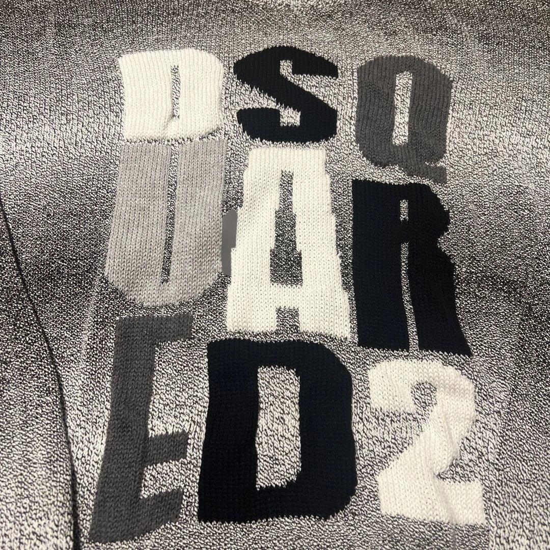 DSQUARED2 グレー クルーネックセーター XXL