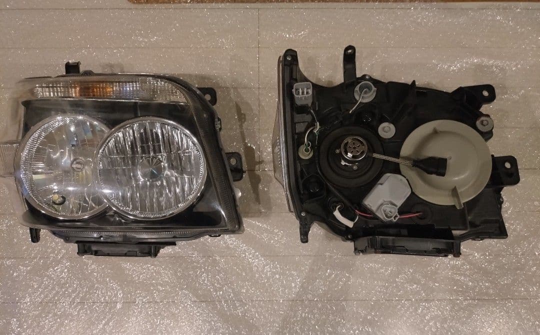 アトレーワゴンS321G(OEM車等)/中期最終型ヘッドライト左右セット