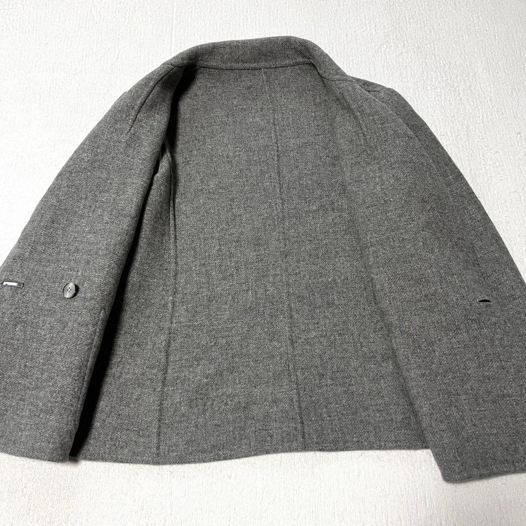 美品 ヘルノ HERNO イタリアウール テーラード ジャケット 44 グレー