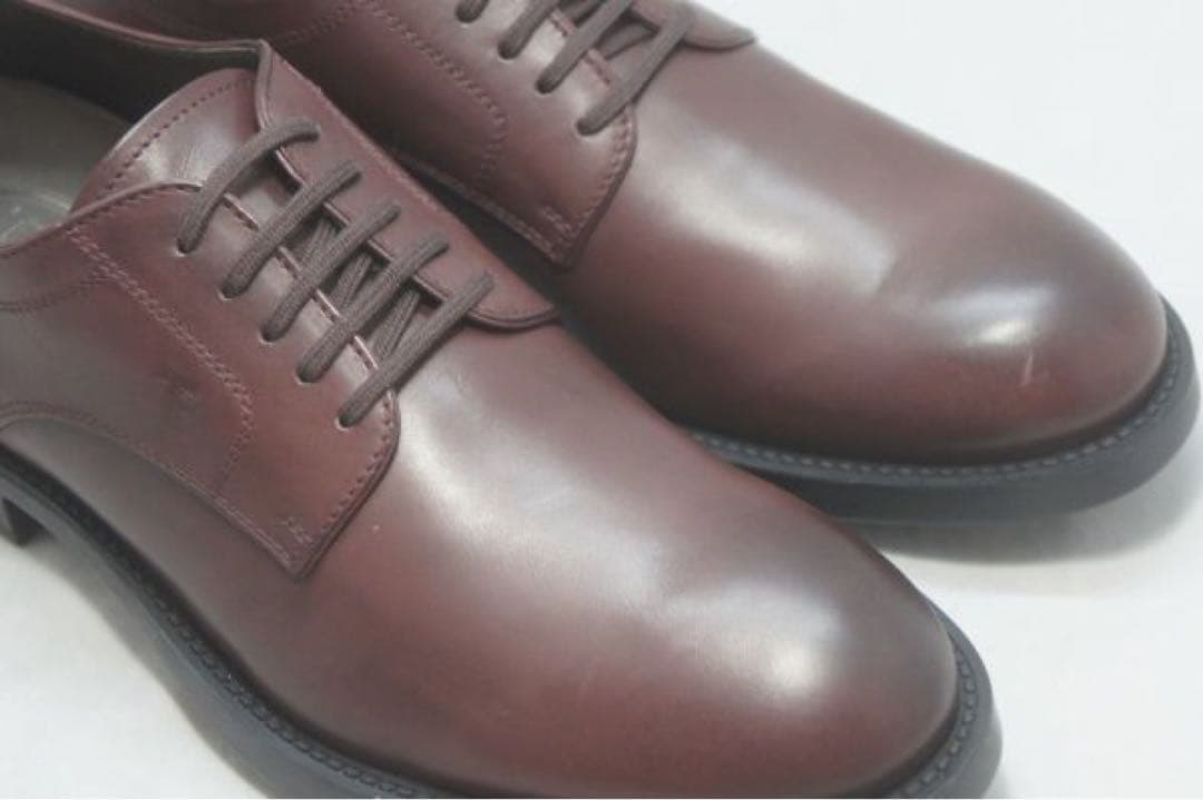 伊製 TOD'S トッズ 新品 ゴンミーニ プレーントゥ 8サイズ ボルドー