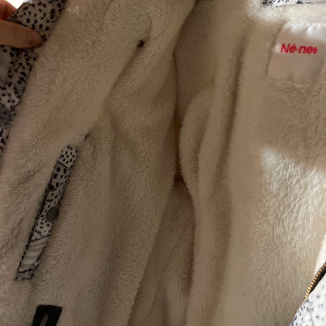 ネネット　ゴマフアザラシ　ボアジャンパー