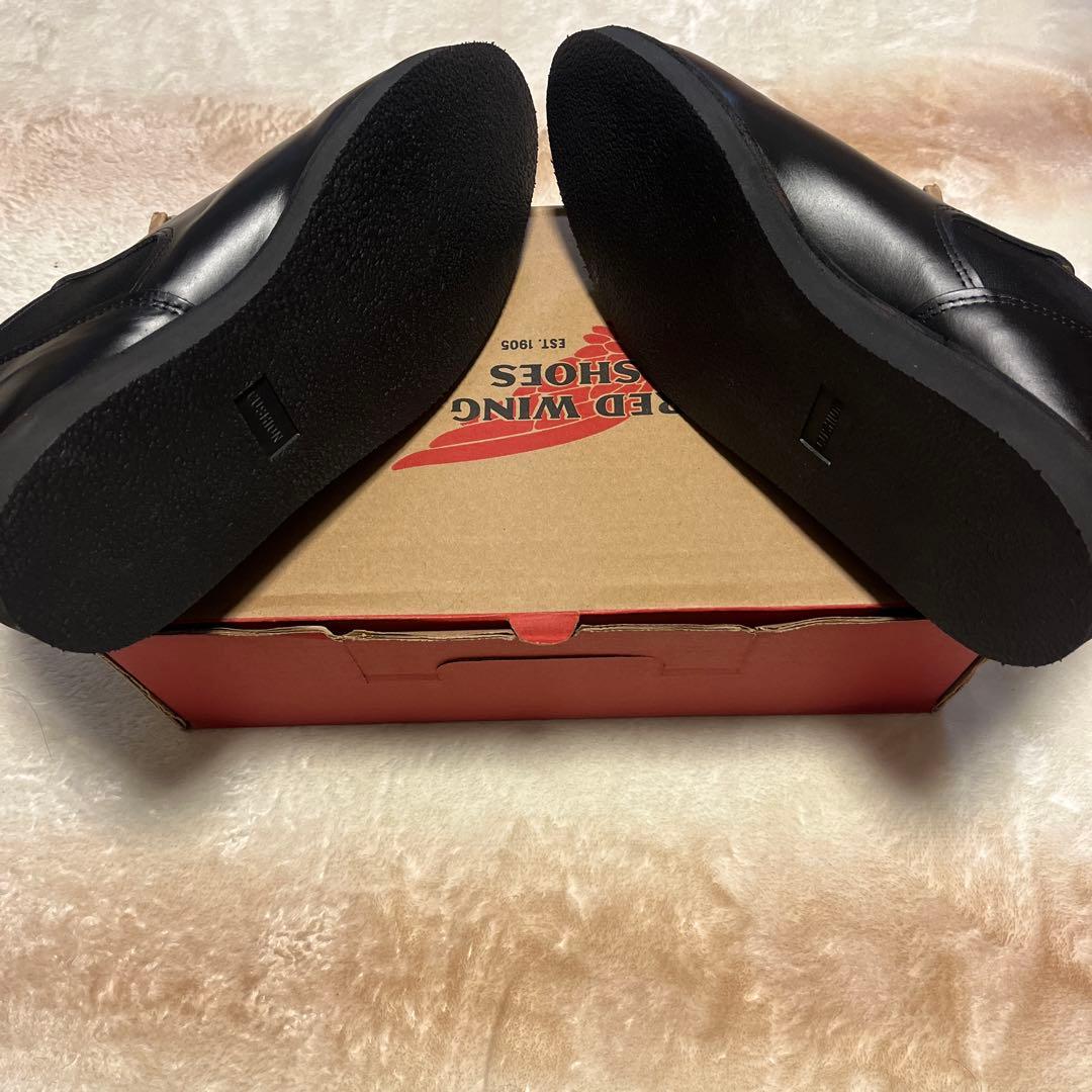 希少❣️美品❣️RED WING サイドゴアブーツ ブラック　ポストマン　ロメオ