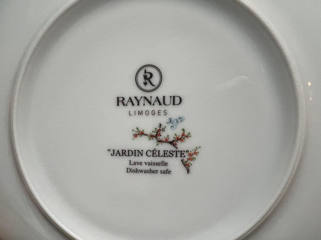 美品RAYNAUDレイノー ジャルダンセレステ プレート4枚セットF49