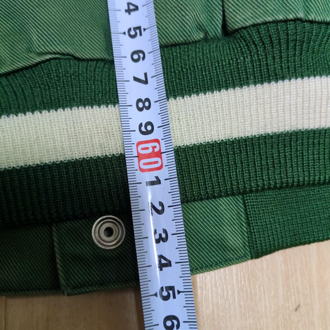 けいと　80s〜 VAN ジャケット スタジャン サンフェード グリーン