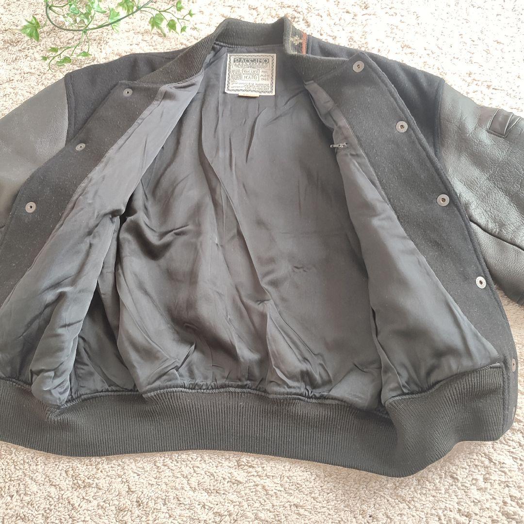美品 PACCINO パチーノ スタジャン M〜L袖 レザー