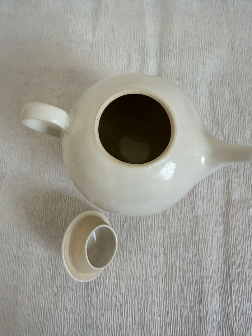 河合竜彦 オーバル ポット 白い器 作家