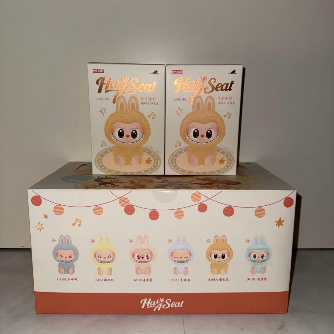 キーホルダー・アクリルキーホルダー POPMART LABUBU Have A Seat 6Set