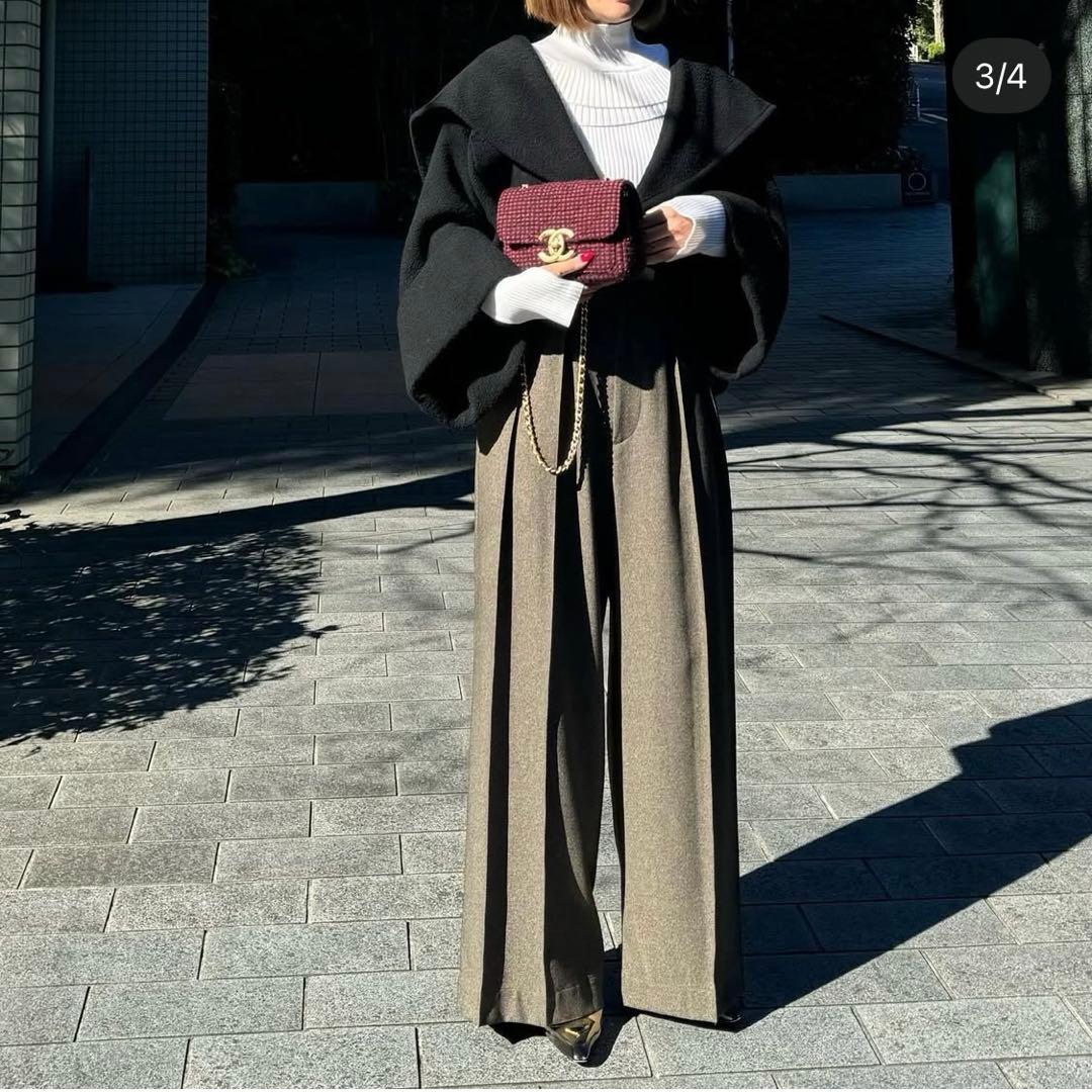 シーニュ Cygne Josette ビッグカラーショートコート ジャケット