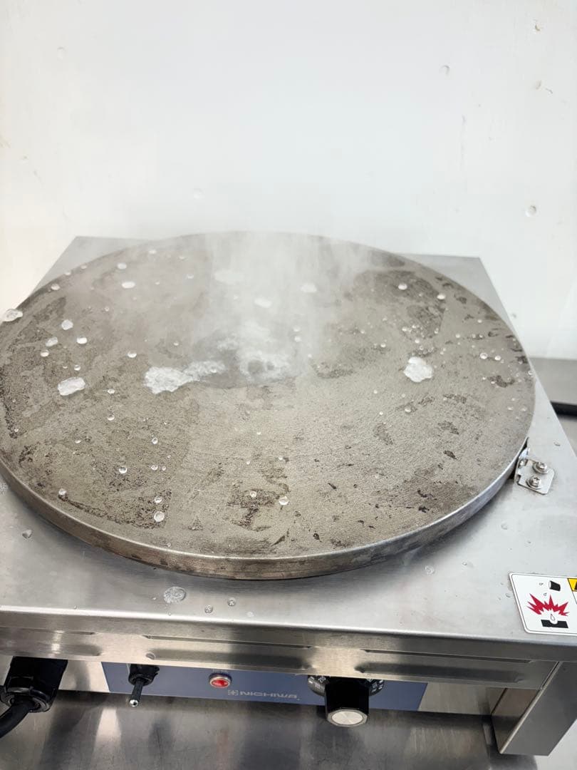 【動作良好 綺麗】ニチワクレープ焼き機 CM-410クレープメーカー焼き器