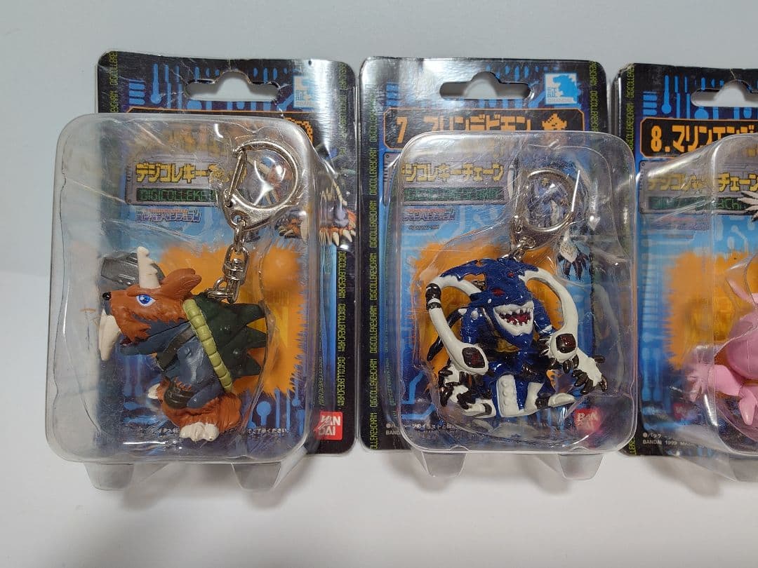 デジタルモンスター デジコレキーチェーン 5種類 ザ・デジモン DIGIMON