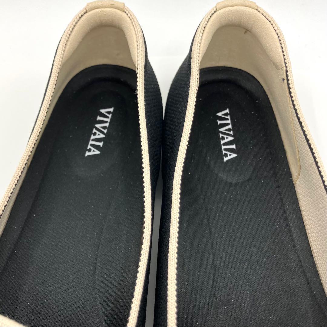 【現行品】　VIVAIA Michelle フラット　パンプス　36 リボン