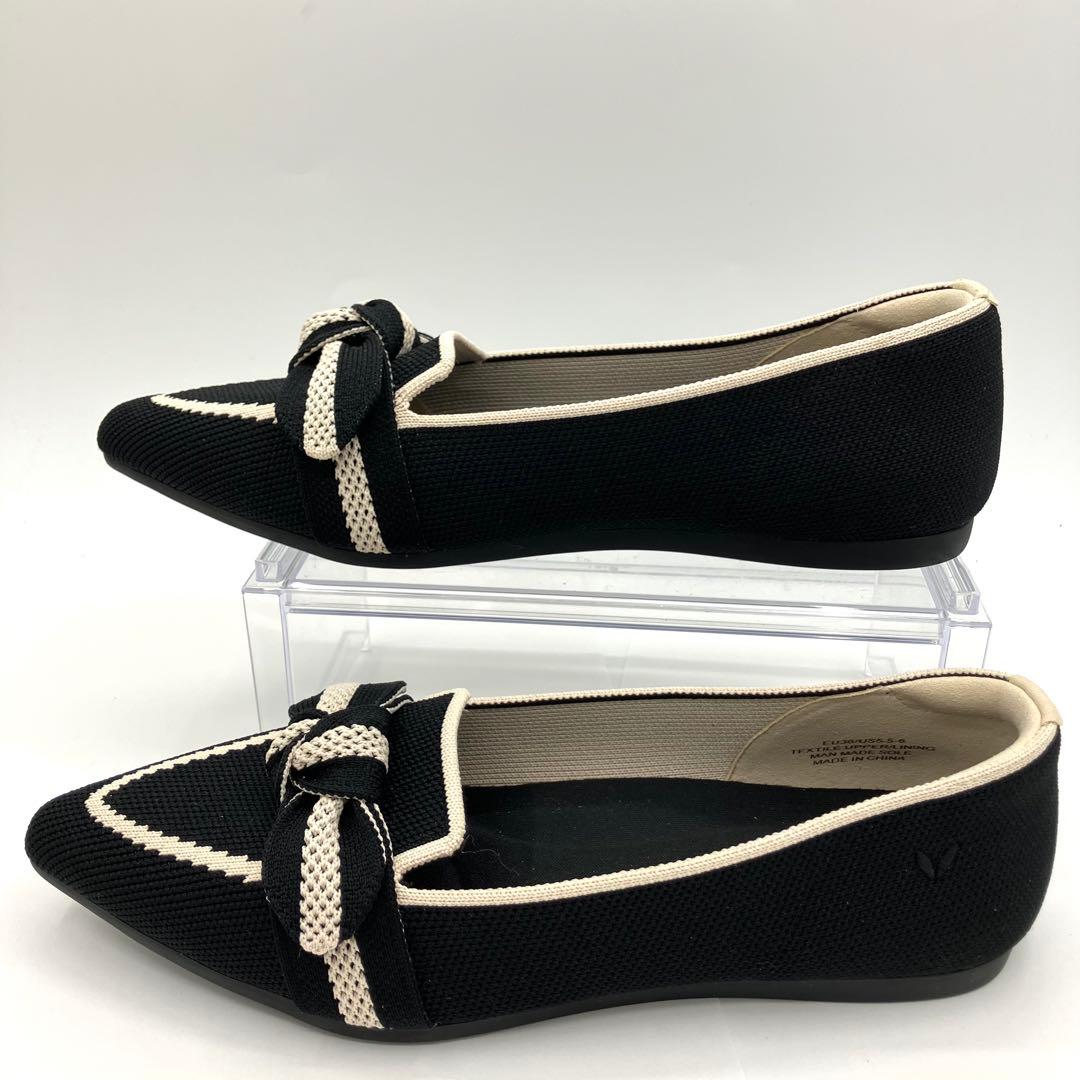 【現行品】　VIVAIA Michelle フラット　パンプス　36 リボン