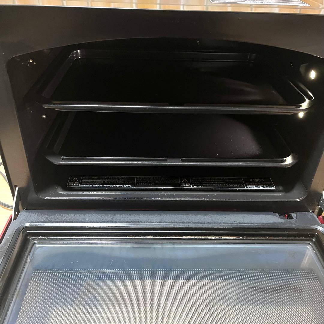 東芝 過熱水蒸気オーブンレンジ ER-RD3000(R) 石窯ドーム 30L